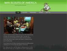 Tablet Screenshot of manscouts.com